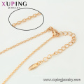 44510 xuping 18k gold color wholesale fashion jewelry religion cross necklace for ladies